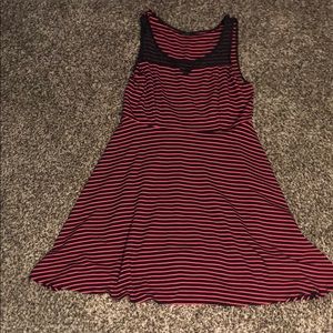 Torrid hot pink and black dress. Size 1. (16)